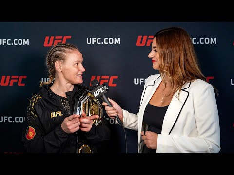 Valentina Shevchenko Backstage Interview | UFC 322