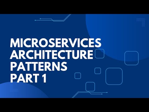 Паттерны микросервисной архитектуры часть 1| Microservices architecture patterns part 1