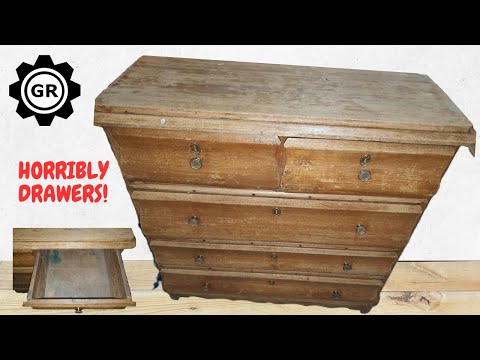 Can RESTORATION make the ANTIQUE Chest of Drawers BEAUTIFUL again? - FURNITURE RESTORATION