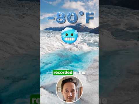 The COLDEST Temperature Ever Recorded In The US 🧊🥶🧊 #geography #arctic #alaska #funfacts