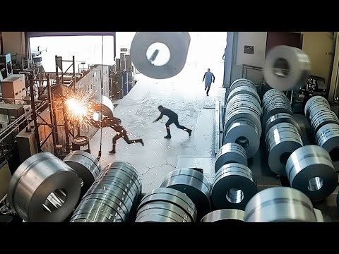 Heavy Machinery and Industrial Errors Captured by Cameras