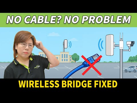 Wireless Bridge Setup for IP Cameras & AP without Cable Run | Parking Lot Surveillance Guide