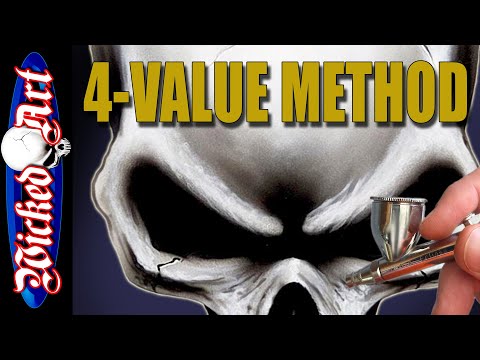 Master Airbrush Value Control Without Guesswork (4 Values, One Method)