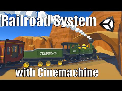 Unity Tutorial: Creating a Simple Railroad System in Unity3d using Cinemachine (Indie DevLog #4)
