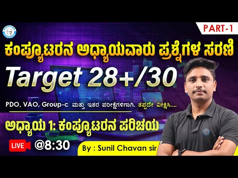 Computer KAS/PSI ಪರೀಕ್ಷೆಯ ಹಳೆಯ ಪ್ರಶ್ನೆಪತ್ರಿಕೆ ವಿಶ್ಲೇಷಣೆ | #MGAcademyDharwad