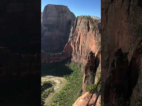 Views of Angels Landing on FILM 🎞️#film #zion #utah #photography #largeformat #travel