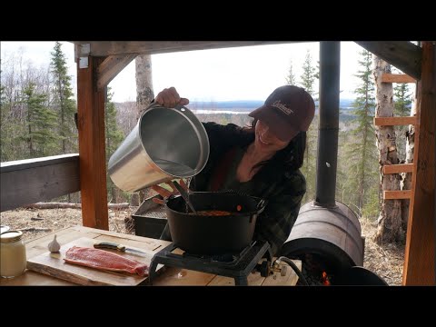 Birch Sap & Wild Salmon Soup | Homesteading in Alaska