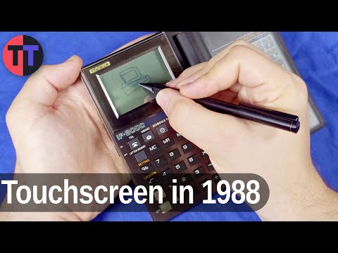World's First Portable Touchscreen - Casio IF-8000