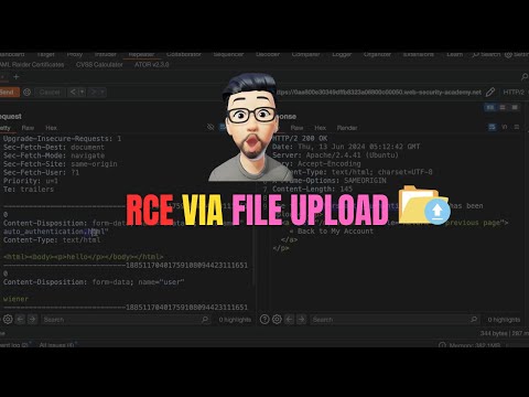 Remote Code Execution via File Upload | RCE | Unrestricted File Upload
