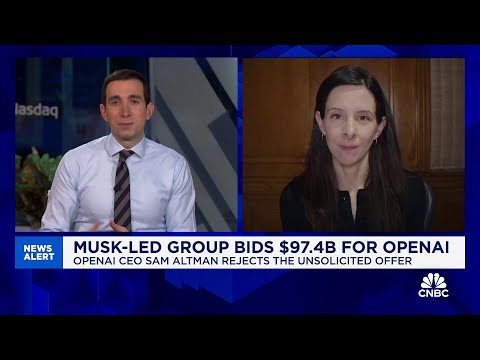 The Information's Jessica Lessin on Elon Musk's OpenAI bid: It's absolutely a shrewd move by Musk