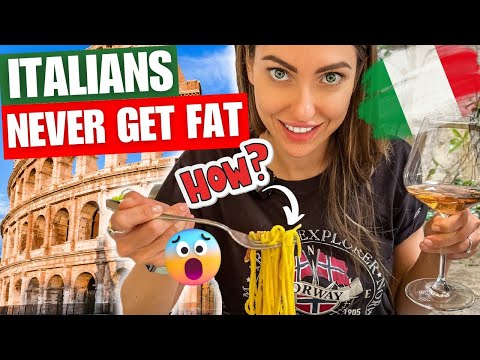 HOW TO STAY SKINNY ITALIAN WAY? Or Why Europeans NEVER PUT WEIGHT