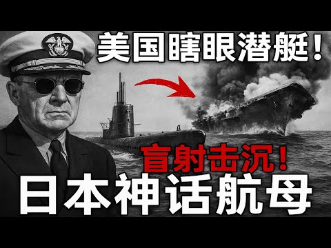 美國雷達故障的瞎眼潛艇，卻用連長官都不敢信的幾次盲射擊沉了剛下水17小時就成廢鐵的——【日本海軍最後的“不沉神話”】航母！