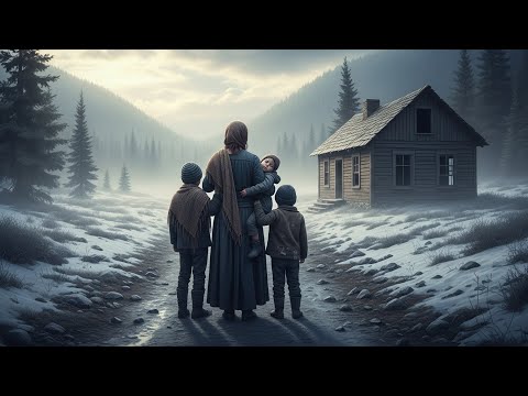 Una viuda y sus hijos pasaron la Nochebuena en una cabaña vacía… y algo imposible ocurrió