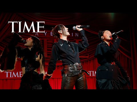 Huntr/x from 'KPop Demon Hunters' perform "Golden" live at “A Year in TIME”
