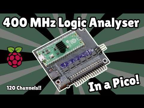 Turn your Pico into a 400MHz 24 Channel Logic Analyser