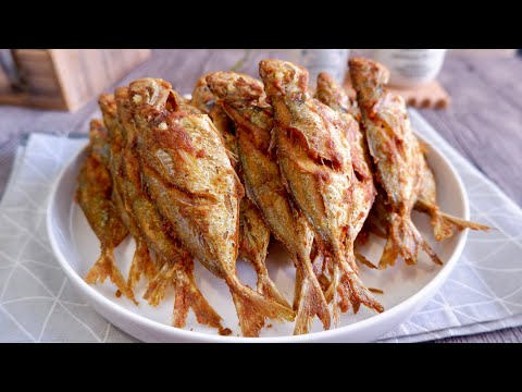 The Crispiest Ikan Kuning Using Only 6 Ingredients! 香脆黄尾鱼 Nasi Lemak Crunchy Turmeric Fish Recipe