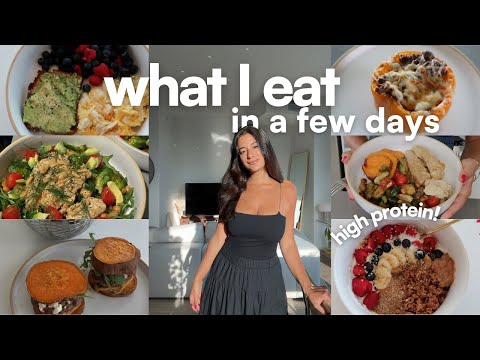 100G+ PROTEIN DAYS OF EATING| 9 *protein packed* recipe ideas