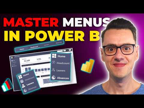 Navigation Menus in Power BI: Simple to Stunning in 4 Designs!