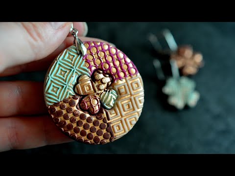 🍀 DIY Lucky Charm: Stunning Cloverleaf Jewelry Set with Polymer Clay