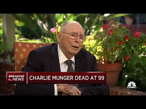 Charlie Munger: When Warren and I were starting 'I never thought we would ever get to $100 million'