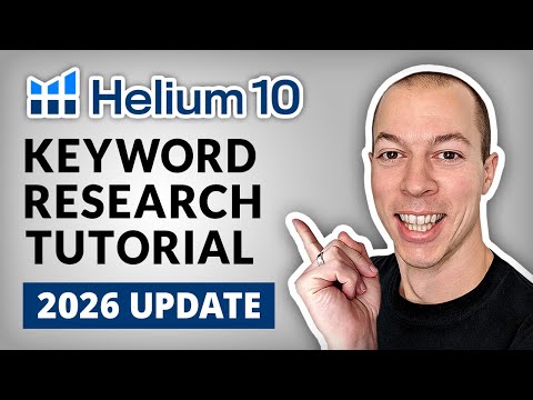 How To Do Amazon Keyword Research Using Helium 10 | FULL TUTORIAL 2025!