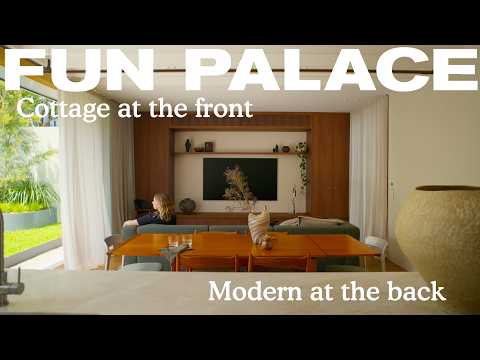 The restored workers cottage hiding a modern pavilion — Aurora by Aterre