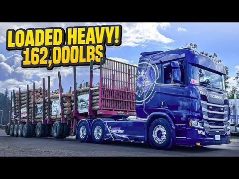 140,000 LB Trailer Pull – Scania Takes It Smooth!