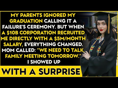 My parents ignored my graduation—until I landed a $5M/month job, They Remembered I Existed