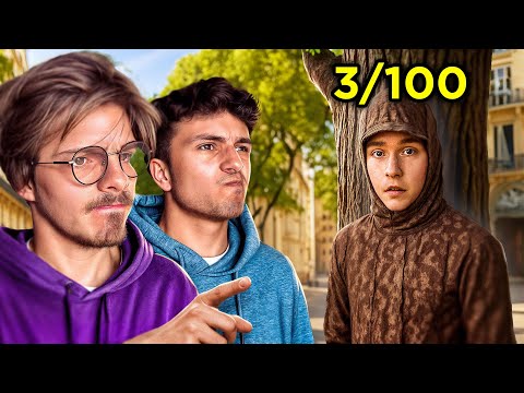 On doit trouver 100 Personne déguisées en 24h (Cache-Cache Géant)