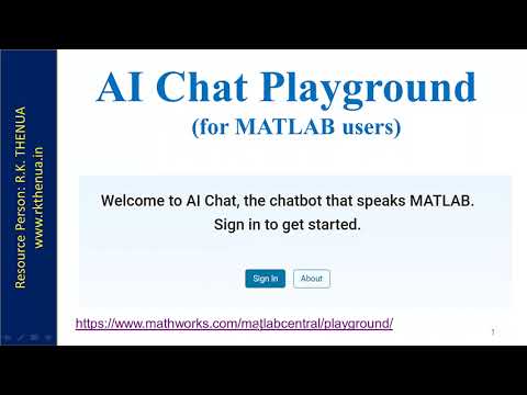 Generate MATLAB codes using AI Chat Playground