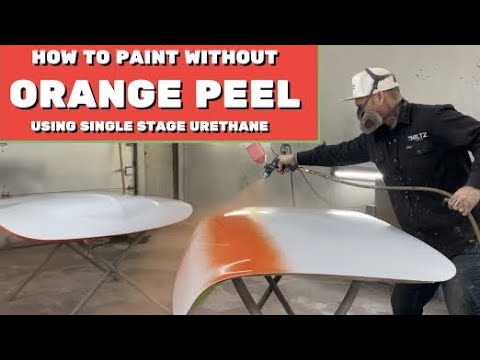 Painting without orange peel — cheap gun, cheap paint  ✅