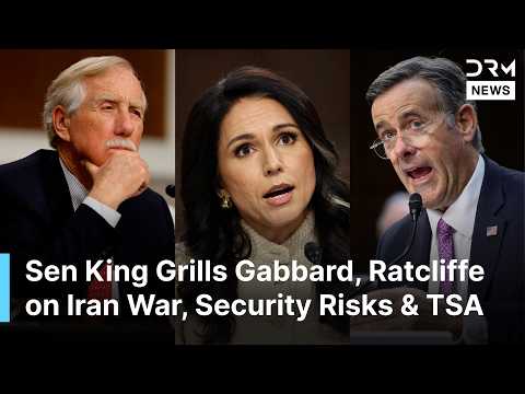 “Did You Tell the President?” – Sen King Grills Gabbard, Ratcliffe on Iran War, Security Risks |AC1N