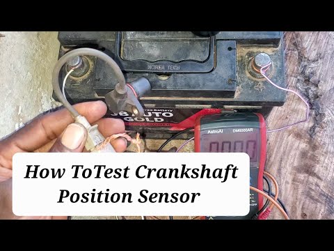 how to test 3 pin crankshaft position sensor using multimeter