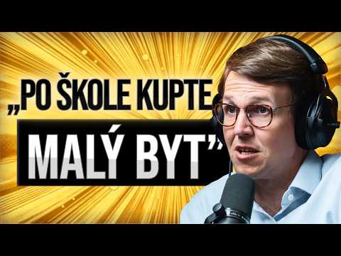 "Buy a house right after you graduate. All it takes is to save 380 000 CZK" says Daniel Kotula