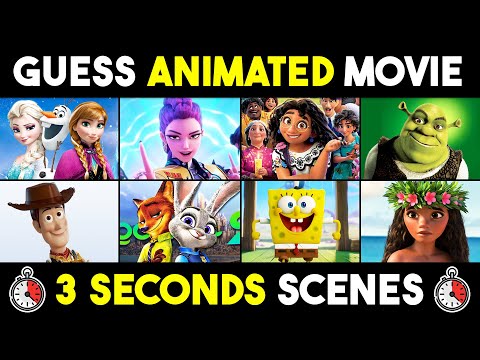 Only 1% Can Guess the Animated Movie from a 3-Second Scene! 🎬🔥