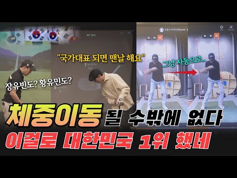 이제 유튜브에 체중이동 영상들은 끝났네요. 가장 확실하면서 타이밍까지 전부 자동으로 다 됩니다.