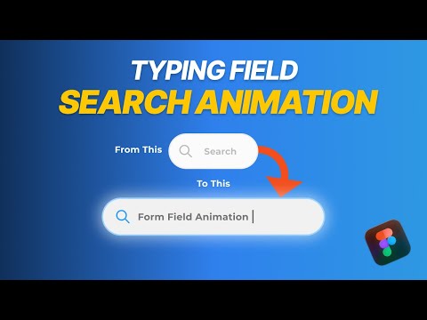 How to Design a Search Bar Typing Animation in Figma