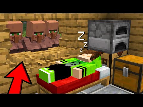 Villagers STOLE My House In Minecraft!