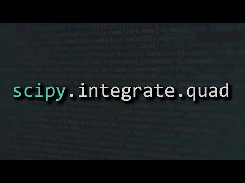 Numerical Integrals in Python