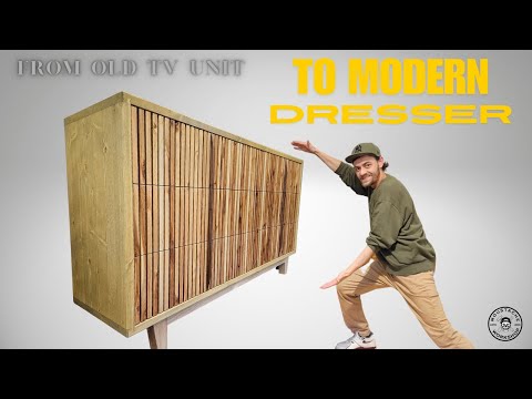 From Old TV Unit to Modern Dresser