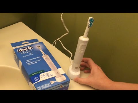 (REVIEW) oral-b “electric toothbrush” vitality pro 500 (braun) 2 minute timer