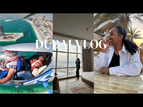 5 DAYS IN DUBAI |  Losing My Voice, Gyrocopter Tour, Beach & Spa, Abu Dhabi + More | TRAVEL VLOG