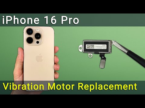 iPhone 16 Pro Vibration Motor Replacement | Fix Taptic Engine Not Working