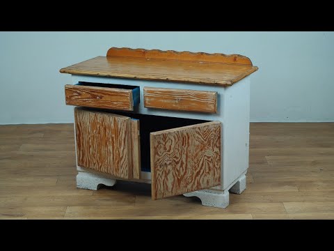 Restoration of an old wooden dresser