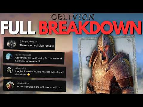 Everything we know about the OBLIVION REMAKE… (Full Breakdown)