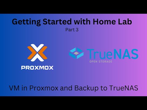 Creating a VM in Proxmox & NFS backups to TrueNAS
