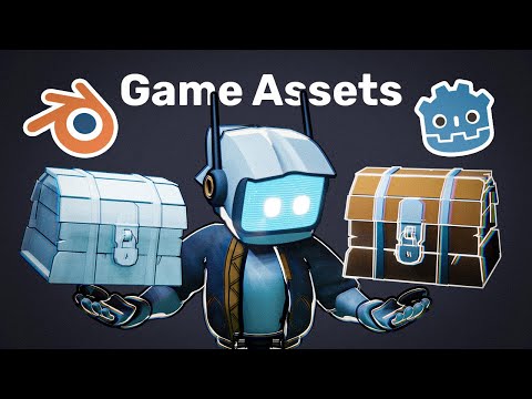 Making game assets using Blender and Godot in 10 MINUTES