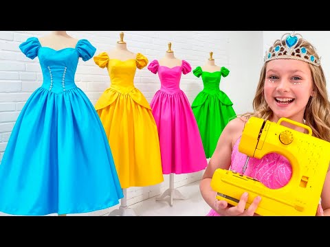 História mágica com novo brinquedo para princesa
