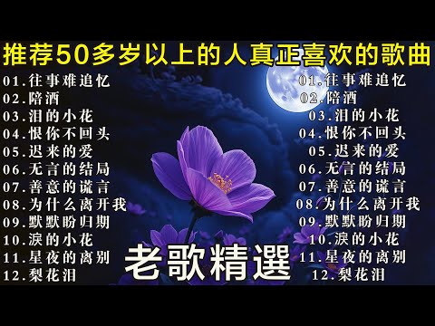经典老歌🧓🧓🧓 怀旧金曲50岁以上 🧓🧓🧓50岁以上真正喜欢的音乐🌹🌹🌹往事难追忆 - 陪酒 - 无言的结局 - 泪的小花  - 恨你不回头