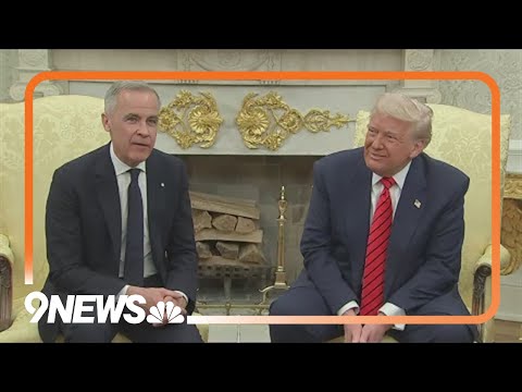 Canadian Prime Minister and Trump talk trade and tariffs at the White House